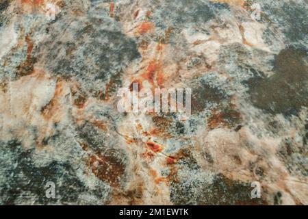 Viscose fabric sample in different color patterns closeup as textile background Stock Photo