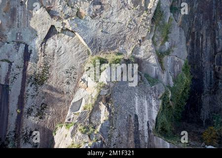 Cornish quarry. Industrial Imagery, Various locations, India. Architect: n/a, 2022. Stock Photo