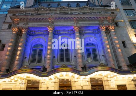 Lyceum Theatre is a Broadway theater located at 149 West 45th Street in Times Square NYC, USA 2022 Stock Photo