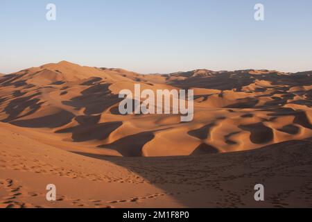 Kumtag Desert in Shanshan, Turpan City, Xinjiang Stock Photo