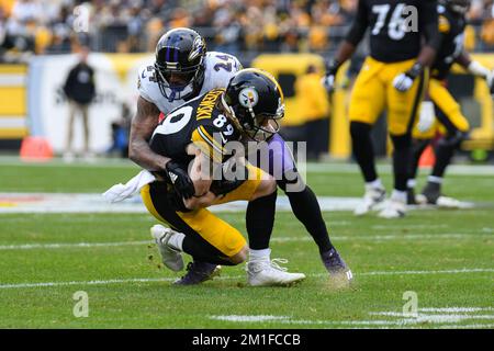 Pittsburgh Steelers wide receiver Gunner Olszewski (89) catches a pass  during the first half of an NFL preseason football game against the Atlanta  Falcons, Thursday, Aug. 24, 2023, in Atlanta. The Pittsburgh