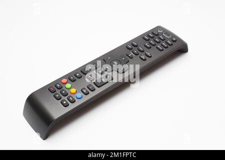 tv remote control isolated on white background Stock Photo