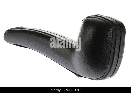 hard case for smoking pipe isolated on white background Stock Photo