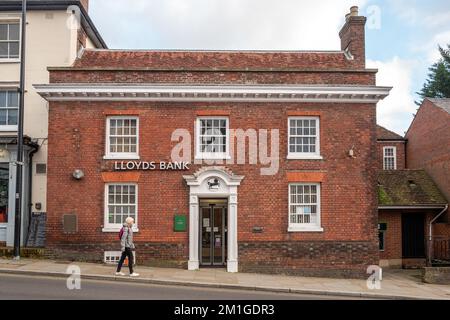 Uckfield, December 1st 2022: The Lloyds Bank in the High Street Stock Photo