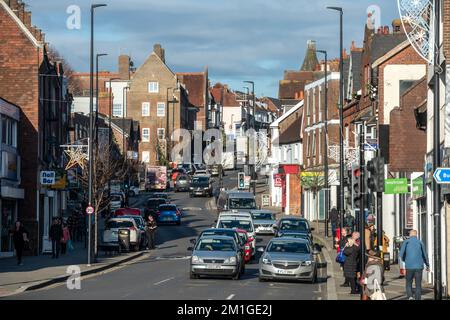 Uckfield, December 1st 2022: The High Street in the town centre Stock Photo