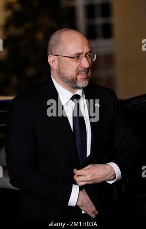 Paris, France. December 12, 2022, Denys Chmyhal, Prime Minister of