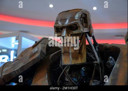 Hammerstein robot from the movie Judge Dredd Stock Photo
