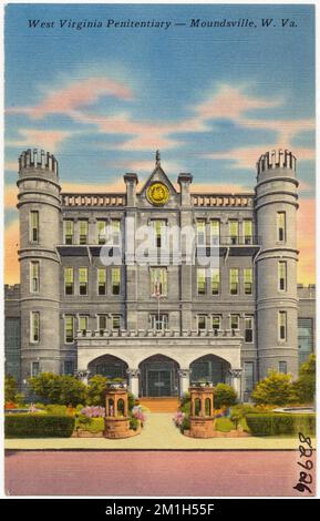 West Virginia Penitentiary -- Moundsville, W. Va. , Tichnor Brothers Collection, postcards of the United States Stock Photo