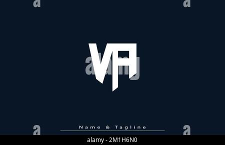 Alphabet letters Initials Monogram logo VA , AV Stock Vector