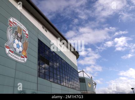 File photo dated 19-02-2022 of the Coventry Building Society Arena, where Coventry City have announced they have signed an agreement to continue playing home games that runs to the end of the season. Picture date: Saturday February 19, 2022. Issue date: Monday December 12, 2022. Stock Photo