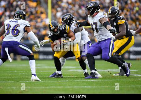 DEC 11th, 2022: Jaylen Warren #30 during the Steelers vs Ravens