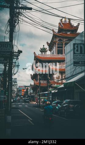 Wat Chue Chang chinese temple in Hat Yai, Songkhla, Thailand Stock Photo