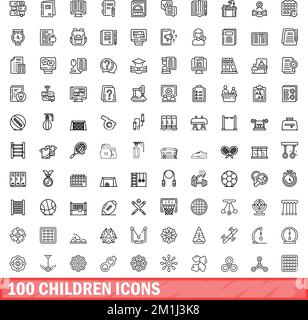 Toy wrap icon outline vector. Push hand pop. Children game plastic ...