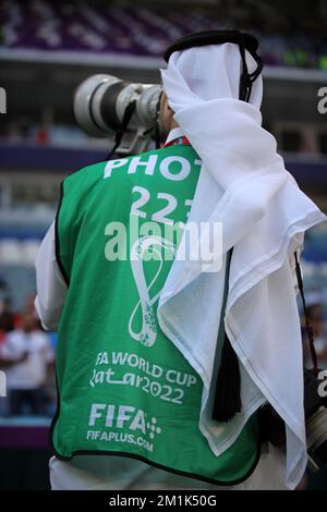 AL WAKRAH, QATAR - NOVEMBER 24:  FIFA World Cup Qatar 2022 Group G match between Switzerland and Cameroon at Al Janoub Stadium on November 24, 2022 in Al Wakrah, Qatar. Schweiz Kamerun Fotograf  © diebilderwelt / Alamy Stock Stock Photo