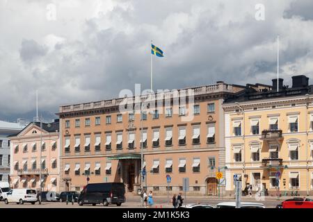 Helsinki, Finland - 12 June 2022: The Swedish embassy in Finland. Stock Photo