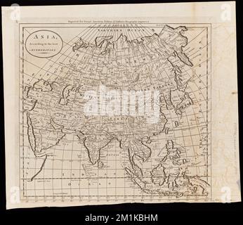 Asia, according to the best authorities , Asia, Maps Norman B. Leventhal Map Center Collection Stock Photo