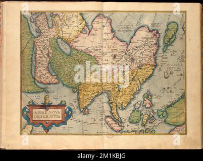 Asiae noua descriptio , Asia, Maps, Early works to 1800 Norman B. Leventhal Map Center Collection Stock Photo