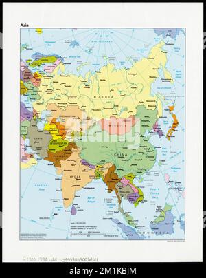 Asia , Asia, Maps, Eurasia, Maps Norman B. Leventhal Map Center Collection Stock Photo