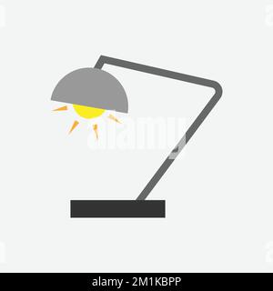 Desk Lamp Icon. Office Concept. - Vector. Vector illustration Stock Vector