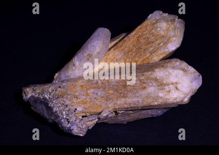 crystalline gypsum mineral Stock Photo