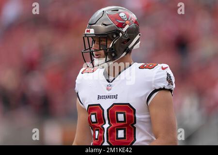 Tampa Bay Buccaneers tight end Cade Otton (88) after a catch during an NFL  football training camp practice Monday, July 31, 2023, in Tampa, Fla. (AP  Photo/Chris O'Meara Stock Photo - Alamy