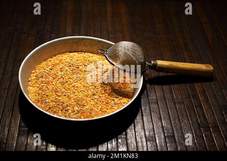 Cereals, products from organic cultivation Stock Photo