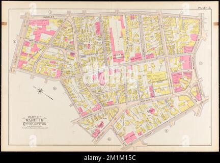 Atlas of the city of Boston, Roxbury : plate 5 , Boston Mass., Maps, Real property, Massachusetts, Boston, Maps, Landowners, Massachusetts, Boston, Maps, Roxbury Boston, Mass., Maps Norman B. Leventhal Map Center Collection Stock Photo