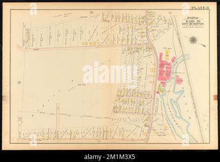 Atlas of the city of Boston, ward 26, Hyde Park : plate 8 , Boston Mass., Maps, Real property, Massachusetts, Boston, Maps, Landowners, Massachusetts, Boston, Maps, Hyde Park Boston, Mass., Maps Norman B. Leventhal Map Center Collection Stock Photo