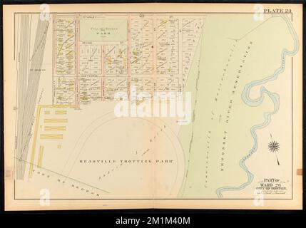 Atlas of the city of Boston, ward 26, Hyde Park : plate 24 , Boston Mass., Maps, Real property, Massachusetts, Boston, Maps, Landowners, Massachusetts, Boston, Maps, Hyde Park Boston, Mass., Maps Norman B. Leventhal Map Center Collection Stock Photo