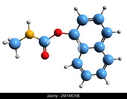 3D image of Methyl isocyanate skeletal formula - molecular chemical ...