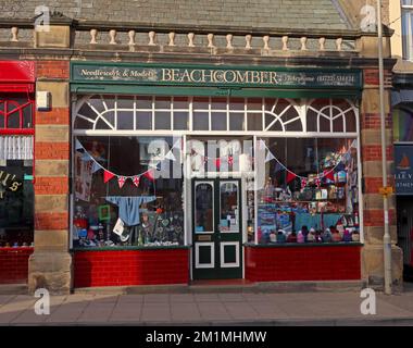 Beachcomber, needlework and model shop, 35 Belle Vue St,, Filey, North Yorkshire,Yorkshire,England, UK, YO14 9HU Stock Photo