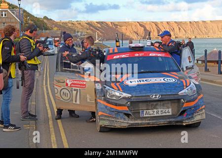 Car 7 ,Alan Carmichael Ballymena , Arthur Kierons Monaghan,Stage at Filey 24th Sep 2022, Yorkshire Trackrod Motor Club Rally, England, UK Stock Photo