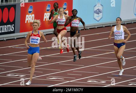 20120628 - Helsinki, Belgium: Belgian Athlete Sara Aerts In Action 