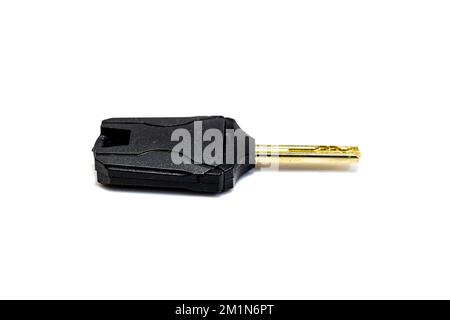 Car key isolated on white background Stock Photo