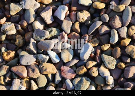 Pebbles on Lyme Regis Beach Stock Photo