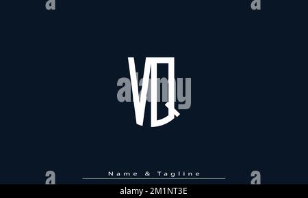 Alphabet letters Initials Monogram logo VQ , QV Stock Vector