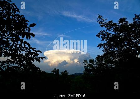 Landscape, cumulus nimbus cloud Stock Photo
