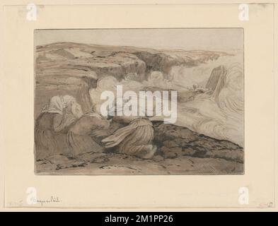 Barque en péril , Bodies of water, Boats, Alphonse Legros (1837-1911 ...