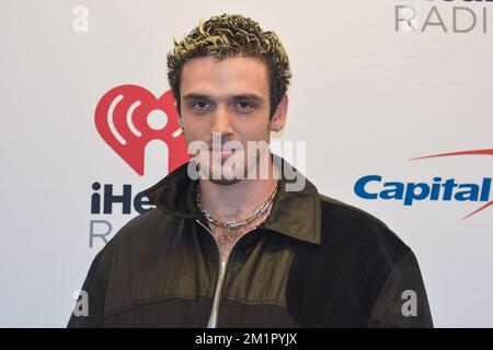 Lauv arrives on the Red Carpet at the Q102 iHeartRadio Jingle Ball Presented By Capital One at Wells Fargo Center in Philadelphia, Pennsylvania on December 12, 2022. (Photo By Kyle Mazza/Sipa USA) Stock Photo