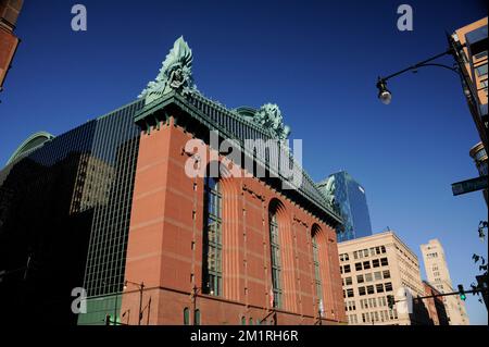 Harold Washington Library Center, Chicago, Illinois Stock Photo