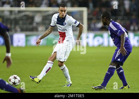 Goal Grégory VAN DER WIEL (12') / Paris Saint-Germain - Stade de Reims  (4-1)/ 2015-16 