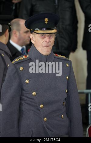 20131111 - IEPER, BELGIUM: Prince Philip, Duke of Edinburgh pictured ...