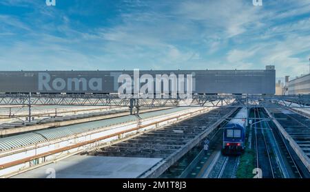 Rome, Italy; October 31, 2022: Train station Termini. Railway station of Rome Stock Photo