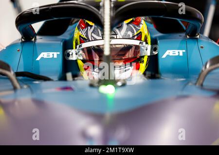 FRIJNS Robin (nld), Team ABT - CUPRA, Spark-Mahindra, Mahindra M9-Electro, portrait during the ABB FIA Formula E Valencia Testing 2022 on the Circuit Ricardo Tormo from December 13 to 16, 2022 in Cheste, Spain - Photo Joao Filipe / DPPI Stock Photo