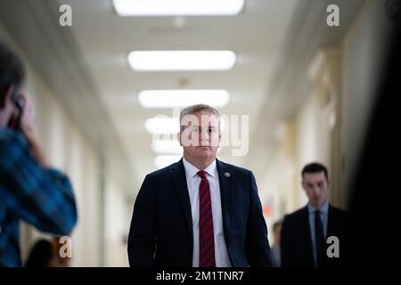 Washington, USA. 13th Dec, 2022. Representative James Comer (R-KY) walks through the U.S. Capitol, in Washington, DC, on Tuesday, December 13, 2022. (Graeme Sloan/Sipa USA) Credit: Sipa USA/Alamy Live News Stock Photo