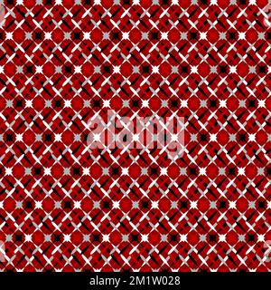 Geometrical seamless pattern with abstract stars Stock Vector