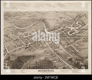 An aerial view of a street in Rochester, Kent, UK Stock Photo - Alamy