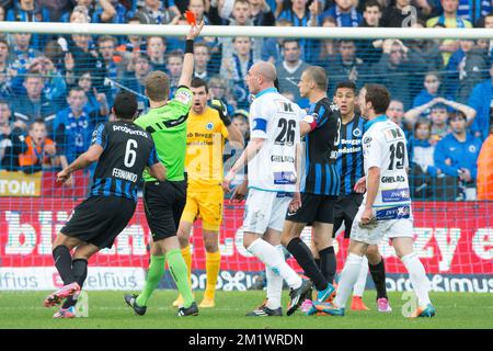 Anderlecht - Club Brugge 30-11-2014, Oscar Duarte of Club B…