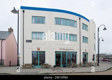 The Little Cornish Pantry, cafe, deli & farm shop on Stret Euther Penndragon, Nansledan, a development by the Duchy of Cornwall in Newquay, England,UK Stock Photo