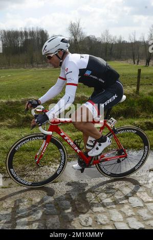 Belgian Stijn Devolder of Trek Factory Racing pictured in action